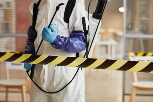 Professional Biohazard Cleanup technician working in North Babylon, NY
